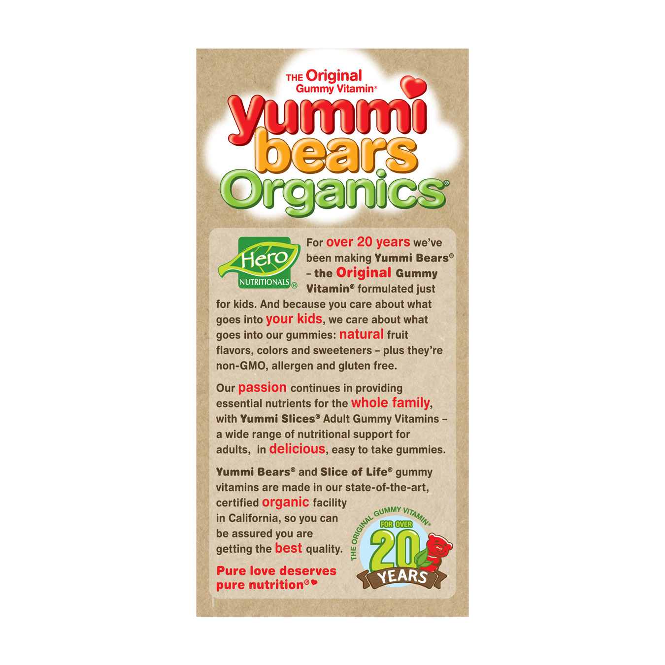 Yummi Bears- Organic Complete Multi