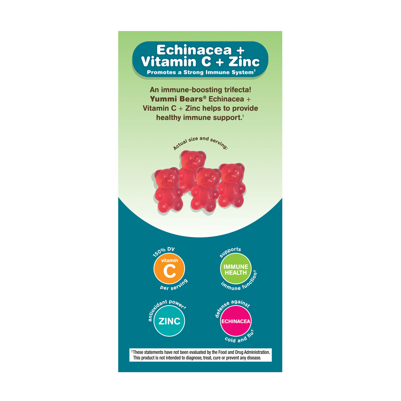Yummi Bears- Echinacea + Vitamin C & Zinc