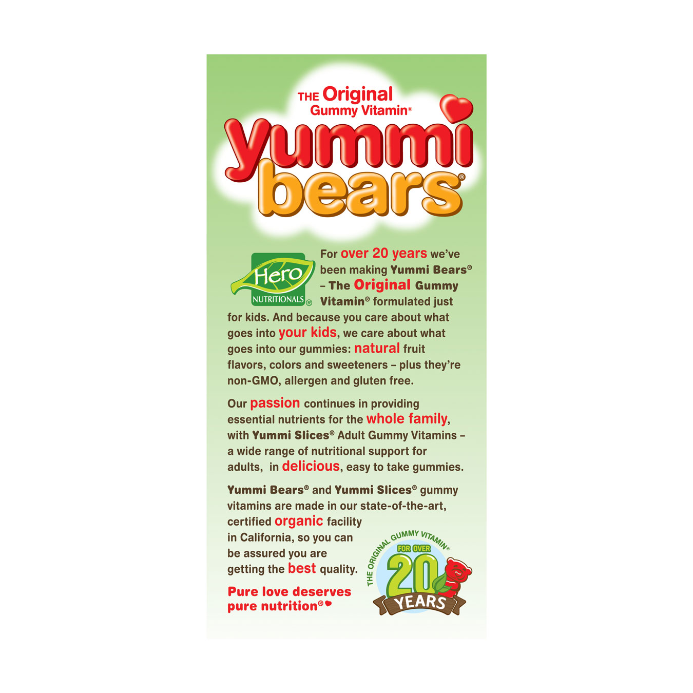 Yummi Bears- Vegetarian Calcium + Vitamin D3