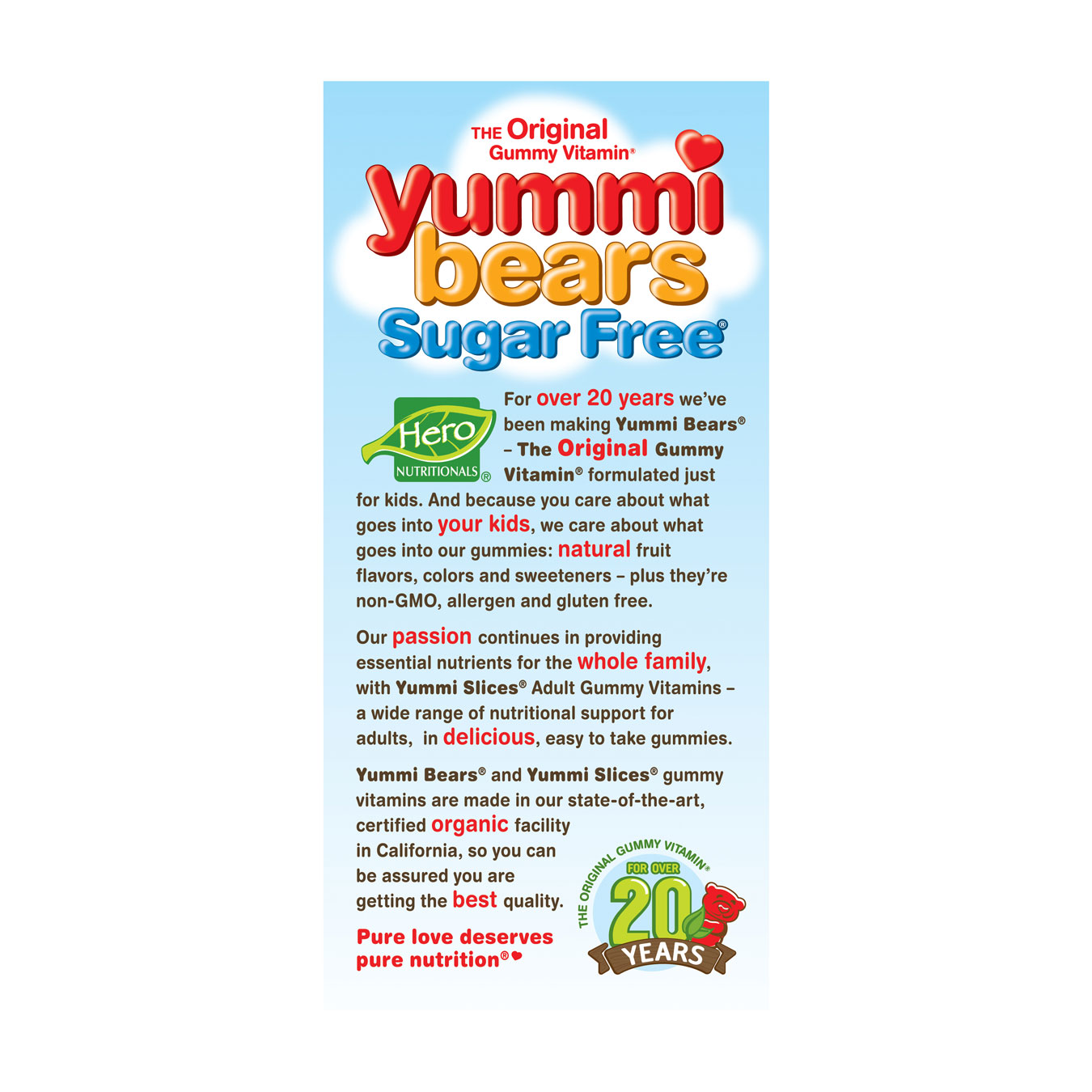 Yummi bears- Sugar Free Multi