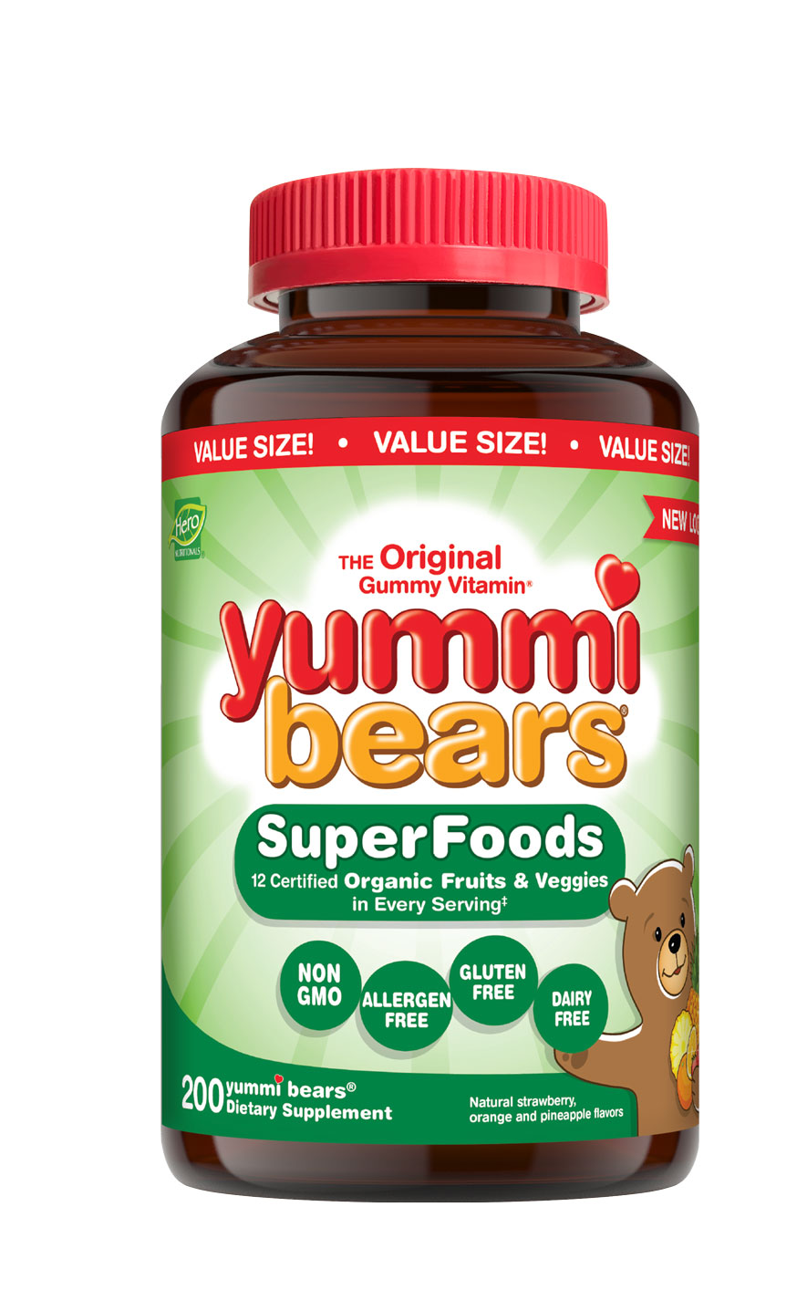 Yummi Bears- Superfoods Fruits+Veggies Value Size